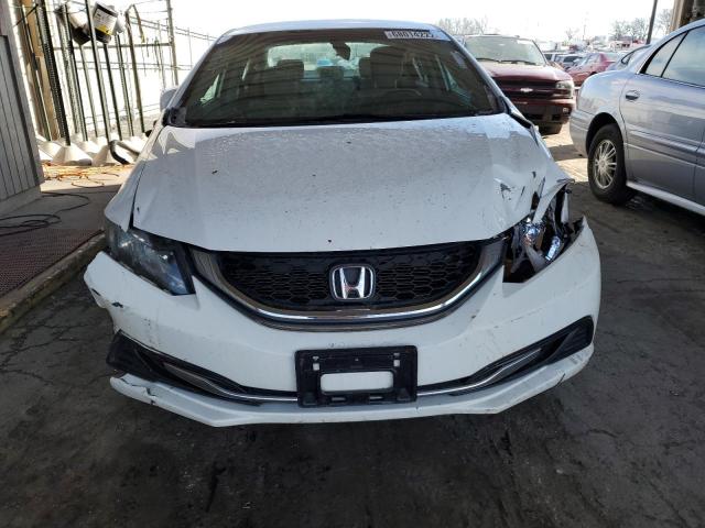 19XFB2F76FE053032 - 2015 HONDA CIVIC SE WHITE photo 5