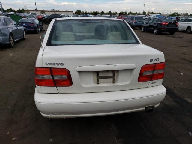 YV1LT56D1X2588768 - 1999 VOLVO S70 WHITE photo 6