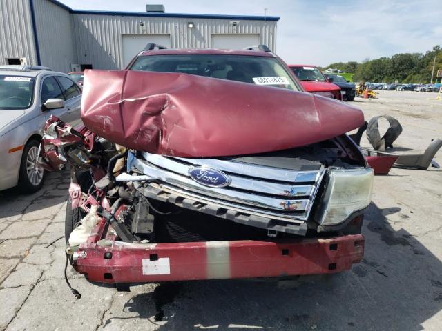 1FMDK02W48GA00420 - 2008 FORD TAURUS X SEL MAROON photo 5