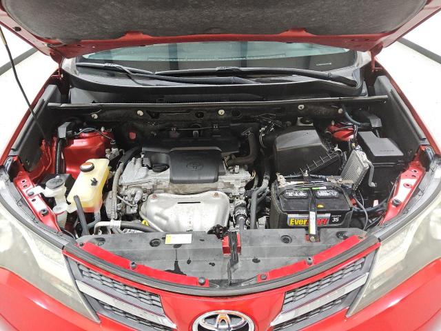 JTMWFREVXFD073959 - 2015 TOYOTA RAV4 XLE RED photo 12