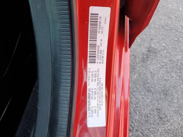 1C3CDZCG4DN624282 - 2013 DODGE AVENGER SXT Կարմիր լուսանկար 12