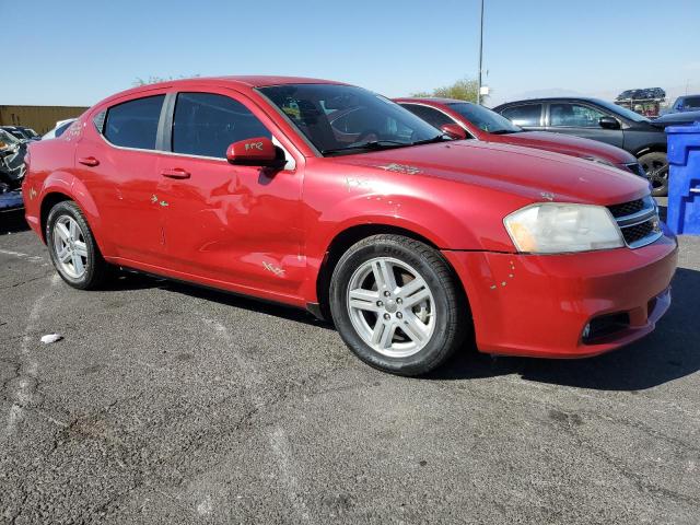 1C3CDZCG4DN624282 - 2013 DODGE AVENGER SXT Կարմիր լուսանկար 4