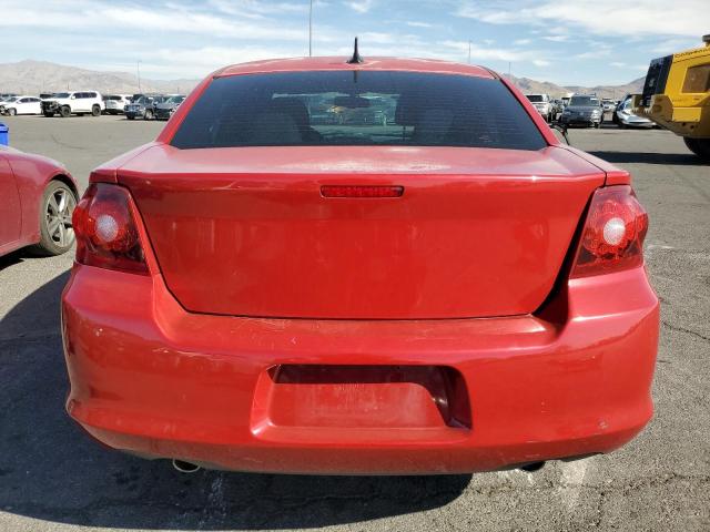 1C3CDZCG4DN624282 - 2013 DODGE AVENGER SXT Կարմիր լուսանկար 6