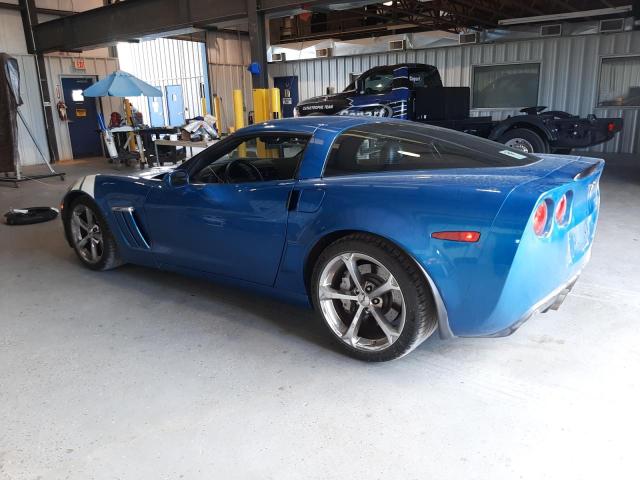 1G1YS2DW0A5103472 - 2010 CHEVROLET CORVETTE GRAND SPORT BLUE photo 2