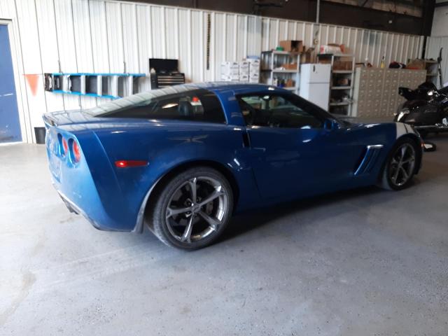 1G1YS2DW0A5103472 - 2010 CHEVROLET CORVETTE GRAND SPORT BLUE photo 3