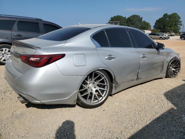 JN1EV7AR6JM431887 - 2018 INFINITI Q50 LUXE SILVER photo 3