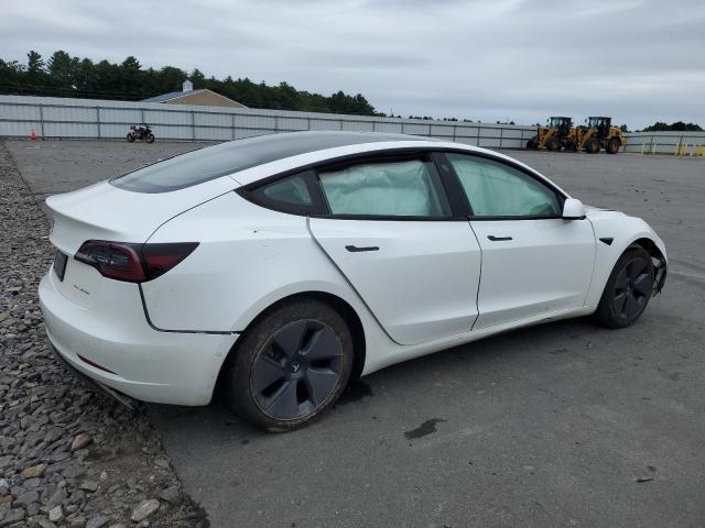 5YJ3E1EB0MF961753 - 2021 TESLA MODEL 3 WHITE photo 3