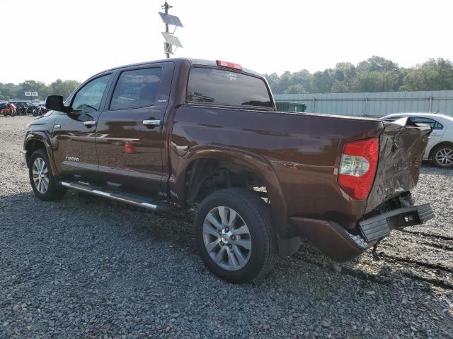 5TFFY5F17EX172041 - 2014 TOYOTA TUNDRA CREWMAX LIMITED BROWN photo 2