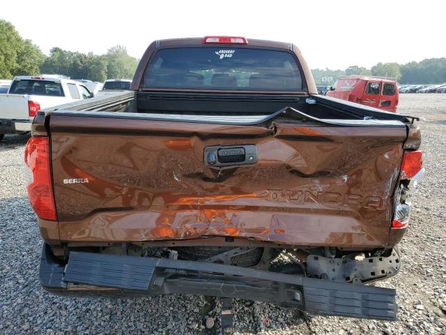5TFFY5F17EX172041 - 2014 TOYOTA TUNDRA CREWMAX LIMITED BROWN photo 6