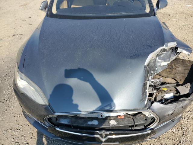 5YJSA1S12EFP30373 - 2014 TESLA MODEL S 灰色 照片 12