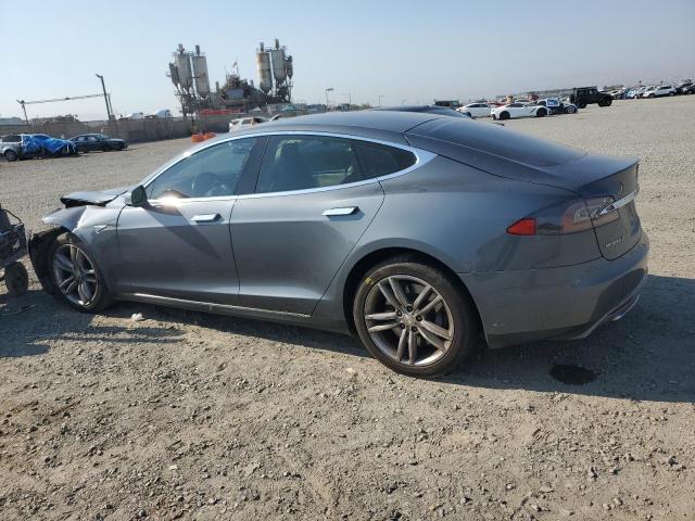 5YJSA1S12EFP30373 - 2014 TESLA MODEL S 灰色 照片 2