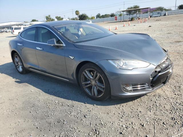 5YJSA1S12EFP30373 - 2014 TESLA MODEL S 灰色 照片 4