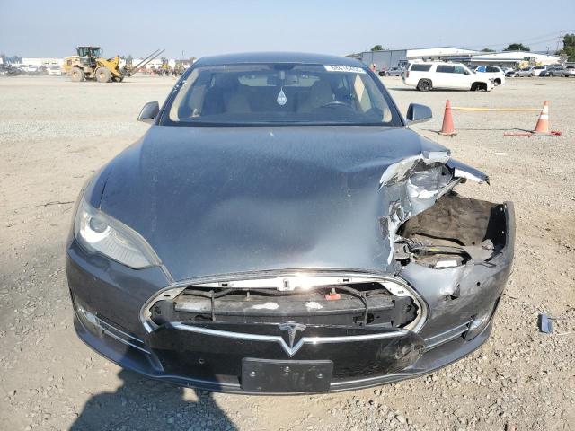 5YJSA1S12EFP30373 - 2014 TESLA MODEL S 灰色 照片 5