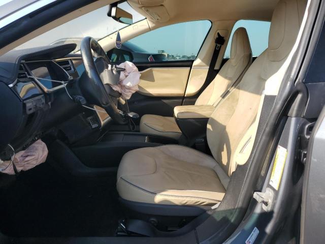5YJSA1S12EFP30373 - 2014 TESLA MODEL S 灰色 照片 7