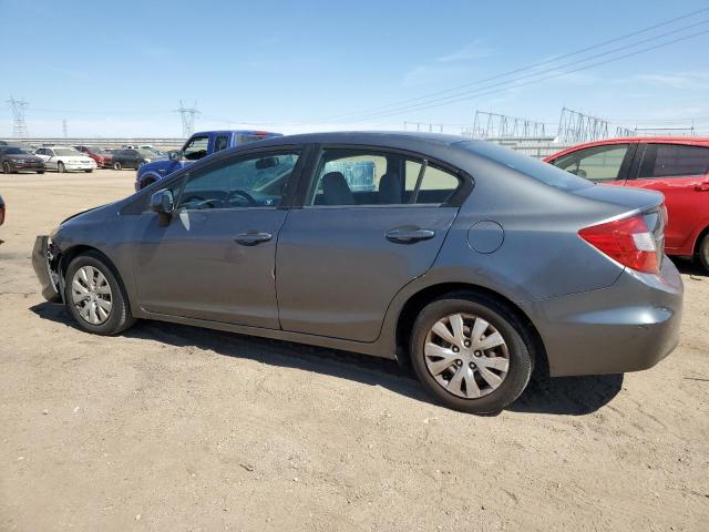 19XFB2F51CE361249 - 2012 HONDA CIVIC LX GRAY photo 2