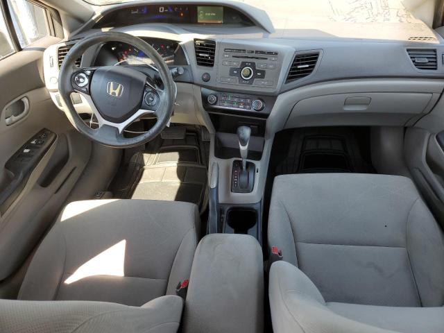 19XFB2F51CE361249 - 2012 HONDA CIVIC LX GRAY photo 8