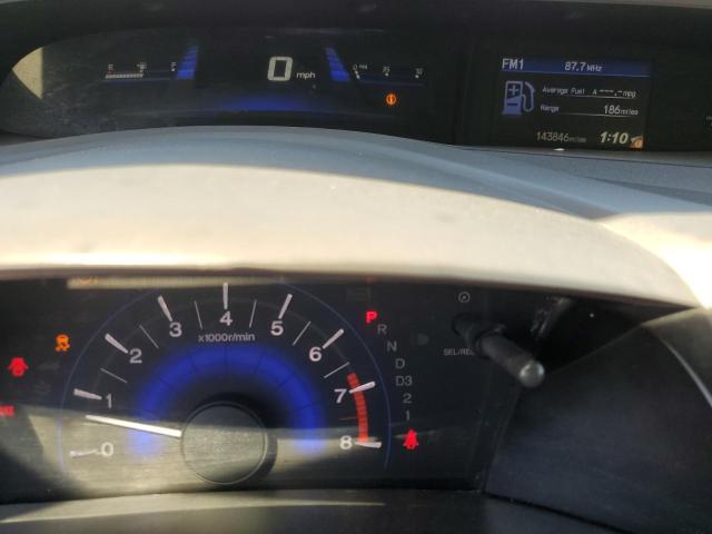 19XFB2F51CE361249 - 2012 HONDA CIVIC LX GRAY photo 9