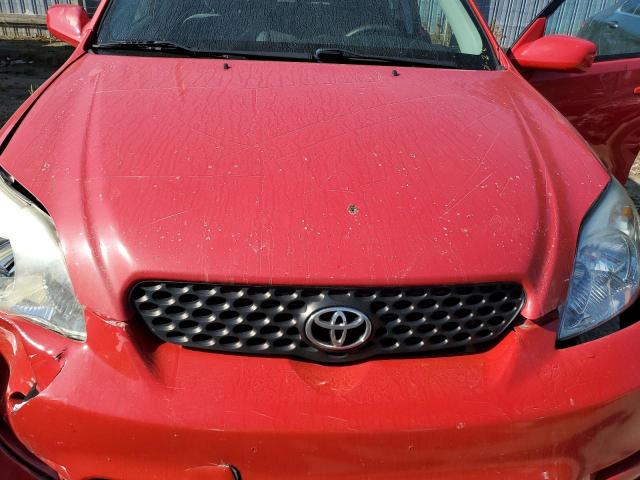 2T1KR38EX3C096343 - 2003 TOYOTA COROLLA MA XR RED photo 11