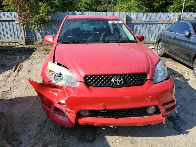 2T1KR38EX3C096343 - 2003 TOYOTA COROLLA MA XR RED photo 5