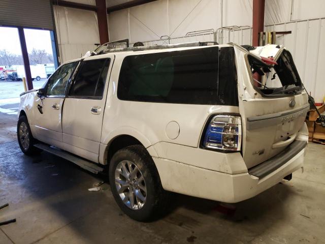 1FMJK2AT1HEA35353 - 2017 FORD EXPEDITION EL LIMITED WHITE photo 2