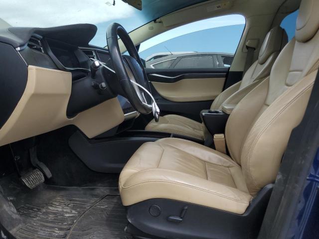 5YJXCAE23HF050488 - 2017 TESLA MODEL X GRAY photo 7