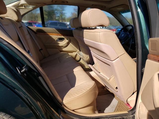 WBADT63422CH86136 - 2002 BMW 5 SERIES I AUTOMATIC GREEN photo 10