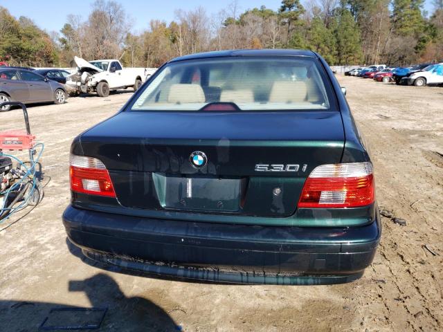 WBADT63422CH86136 - 2002 BMW 5 SERIES I AUTOMATIC GREEN photo 6