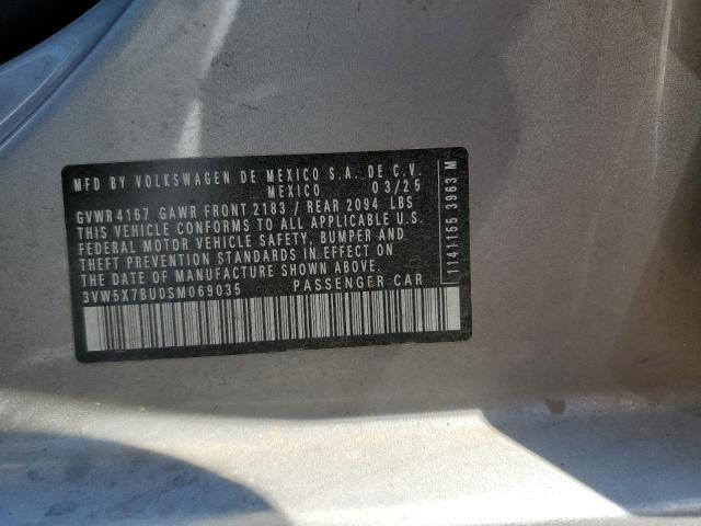 3VW5X7BU0SM069035 - 2025 VOLKSWAGEN JETTA S SILVER photo 13