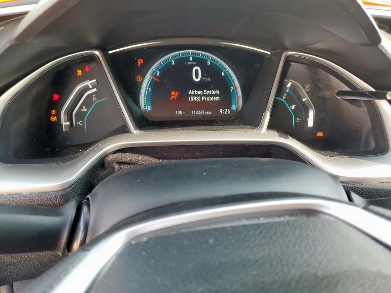 19XFC2F76GE082612 - 2016 HONDA CIVIC EX WHITE photo 9