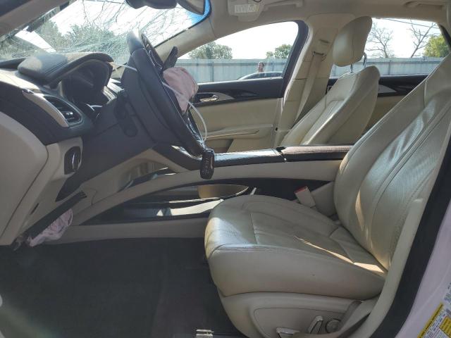 3LN6L2LU5FR607236 - 2015 LINCOLN MKZ HYBRID თეთრი ფოტო 7