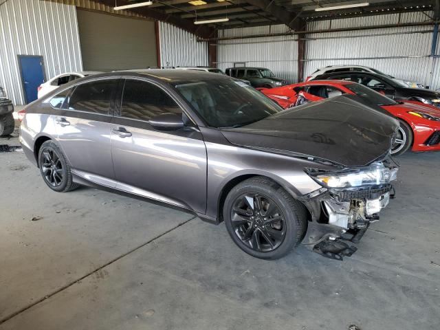 1HGCV1F11JA151804 - 2018 HONDA ACCORD LX ნაცრისფერი ფოტო 4