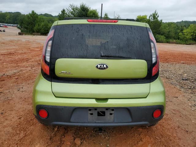 KNDJN2A2XH7881519 - 2017 KIA SOUL GREEN photo 6