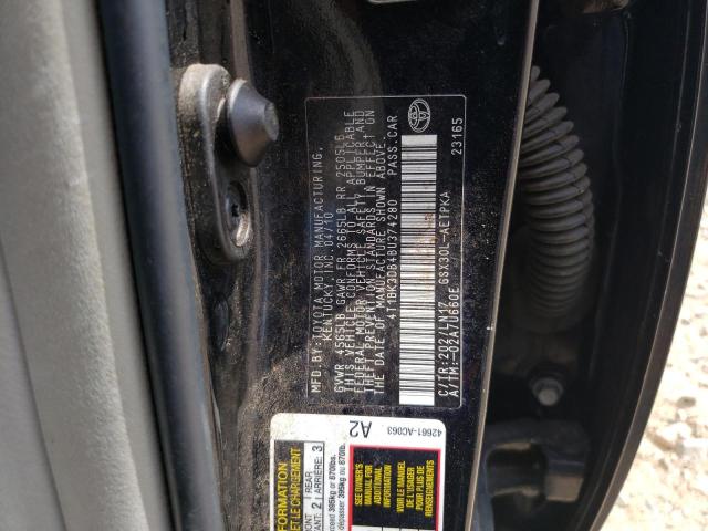 4T1BK3DB4BU374280 - 2011 TOYOTA AVALON BASE Qara foto 12