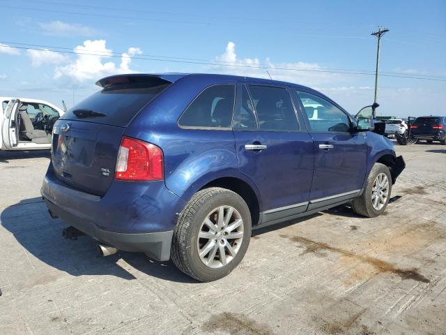 2FMDK4JC2BBA84606 - 2011 FORD EDGE SEL Mavi foto 3
