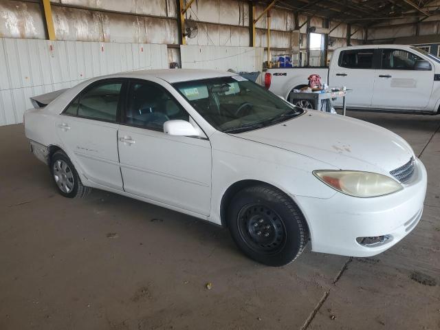 4T1BE32K12U091975 - 2002 TOYOTA CAMRY LE WHITE photo 4