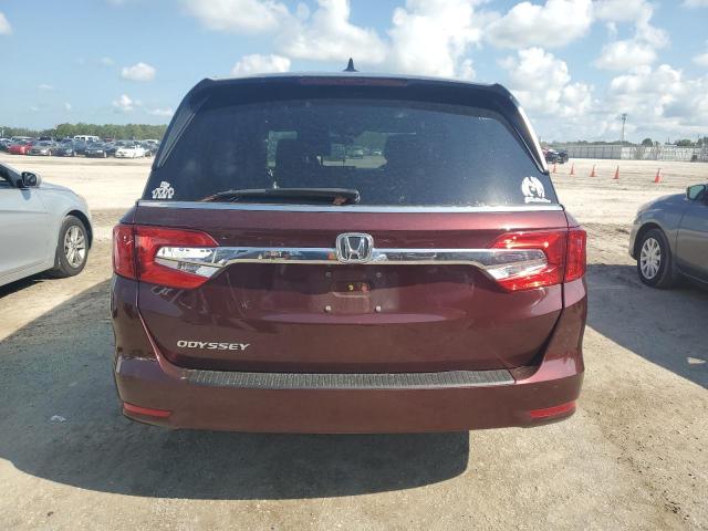 5FNRL6H56KB138356 - 2019 HONDA ODYSSEY EX MAROON photo 6