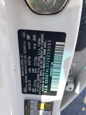 5XXGT4L37JG259085 - 2018 KIA OPTIMA LX თეთრი ფოტო 13