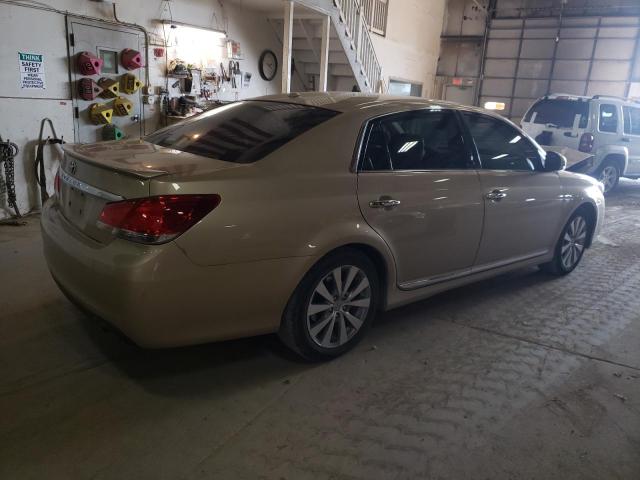 4T1BK3DB2BU409463 - 2011 TOYOTA AVALON BASE 金色 照片 3