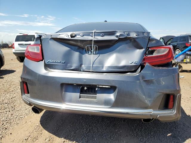 1HGCT2B81DA001257 - 2013 HONDA ACCORD EXL GRAY photo 6