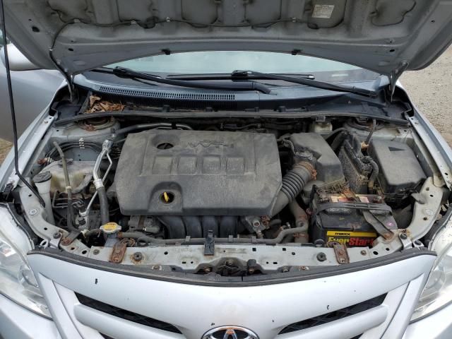 2T1BU4EE6CC896436 - 2012 TOYOTA COROLLA BASE 银色 照片 11