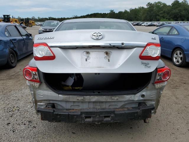 2T1BU4EE6CC896436 - 2012 TOYOTA COROLLA BASE 银色 照片 6