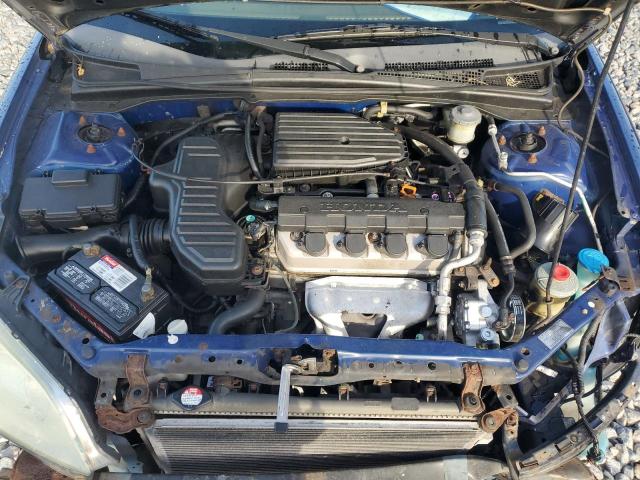 2HGES16395H571711 - 2005 HONDA CIVIC DX VP BLUE photo 11