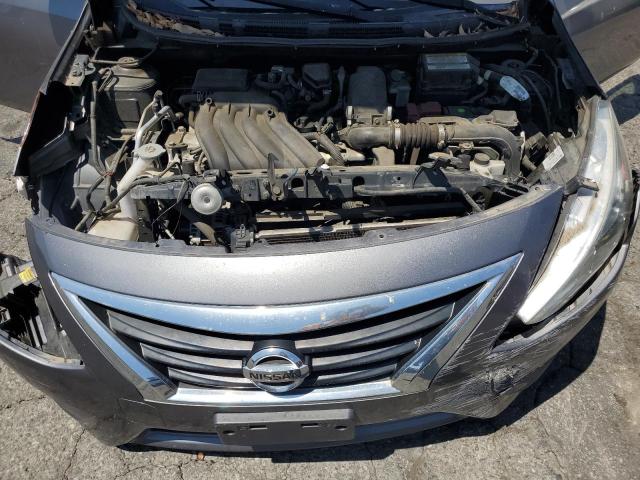 3N1CN7AP2HL862589 - 2017 NISSAN VERSA S GRAY photo 11