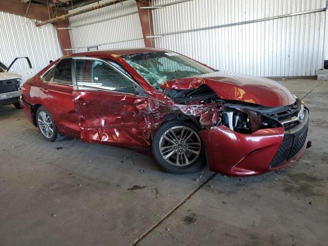 4T1BF1FK0GU537729 - 2016 TOYOTA CAMRY LE 勃艮第红 照片 4