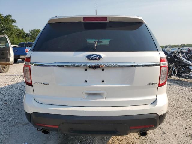 1FMHK8F80CGA64880 - 2012 FORD EXPLORER LIMITED 白色 照片 6