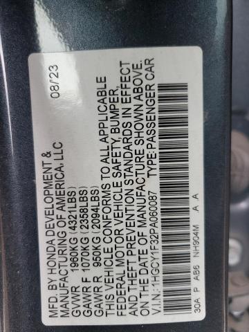1HGCY1F32PA060087 - 2023 HONDA ACCORD EX 灰色 照片 13
