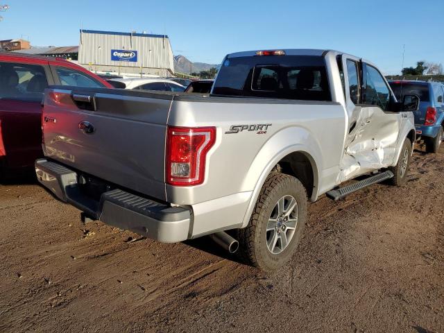 1FTEX1EPXFFC91321 - 2015 FORD F150 SUPER CAB SILVER photo 3