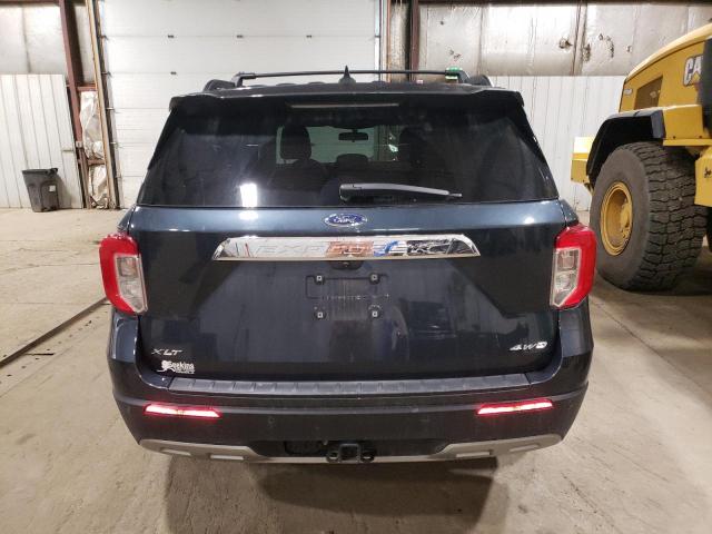 1FMSK8DH5NGA20224 - 2022 FORD EXPLORER XLT BLUE photo 6