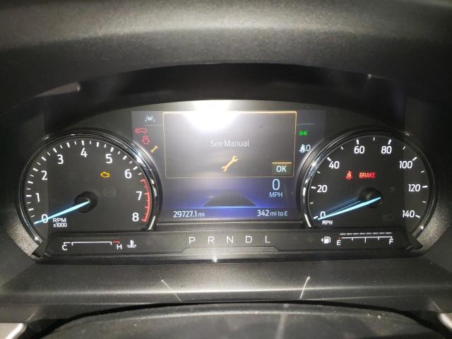 1FMSK8DH5NGA20224 - 2022 FORD EXPLORER XLT BLUE photo 9