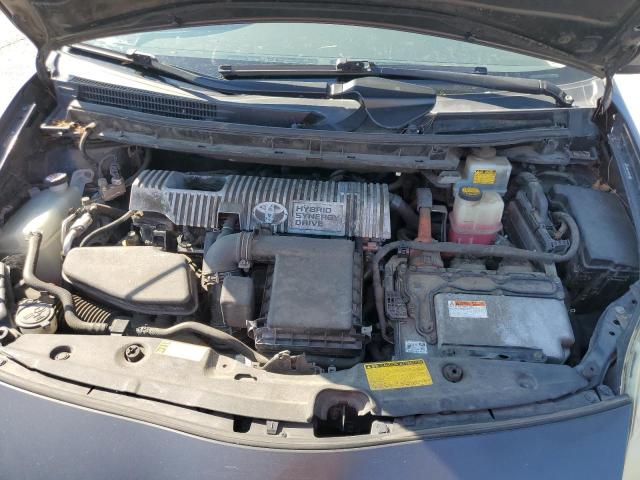 JTDKN3DU7B0267454 - 2011 TOYOTA PRIUS GRAY photo 11